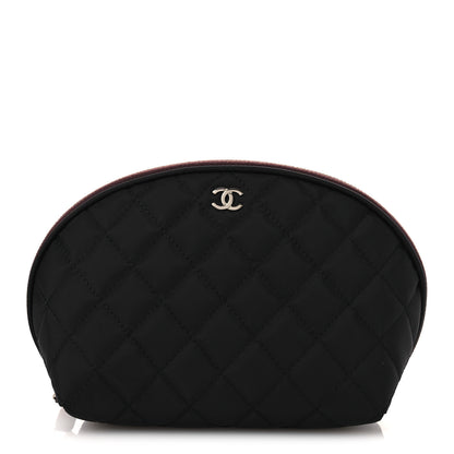 Chanel Nylon Quilted Small Cosmetic Case Black 1 of 12