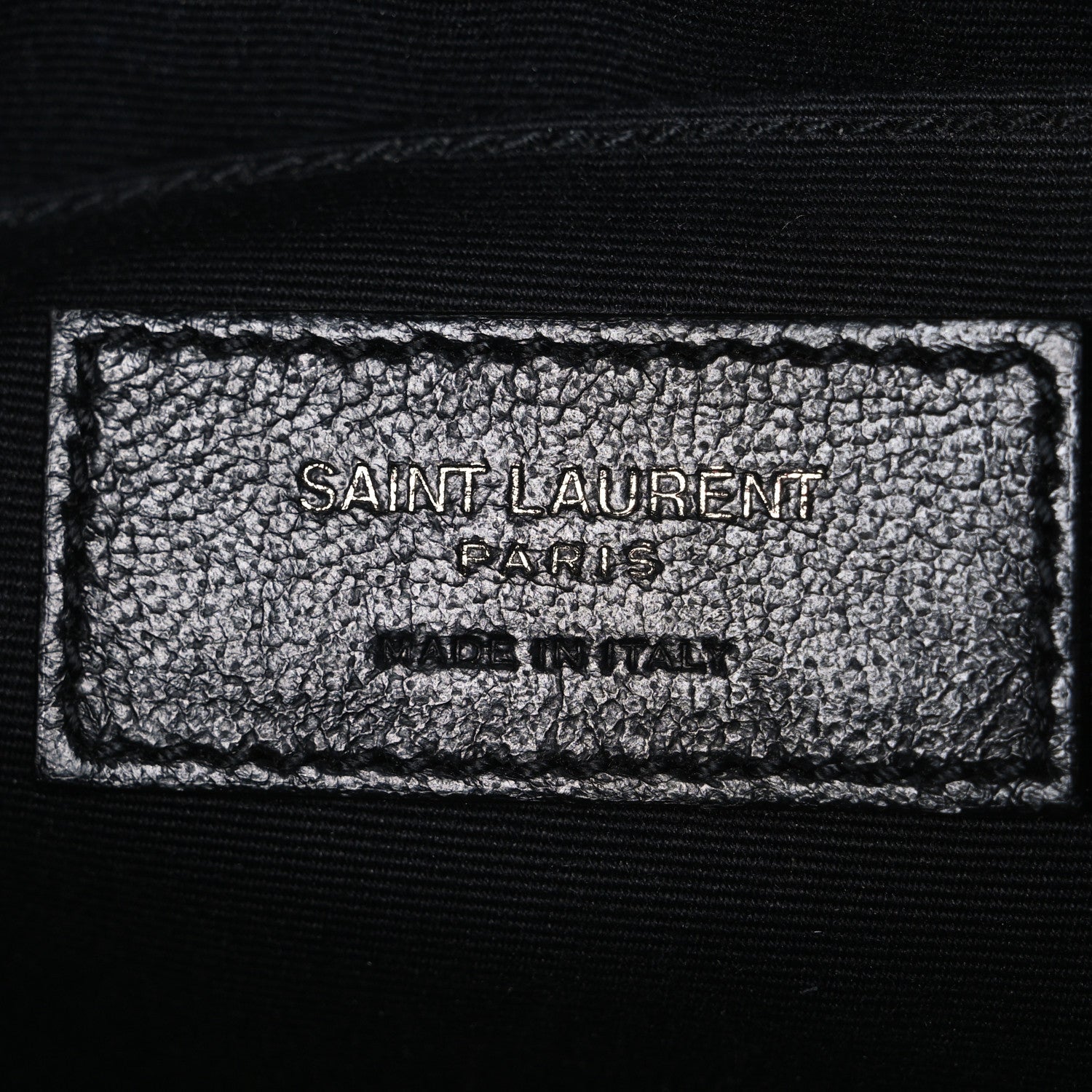 Saint Laurent Calfskin Matelasse Monogram Lou Camera Bag Black 6 of 11