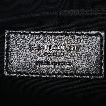 Saint Laurent Calfskin Matelasse Monogram Lou Camera Bag Black 6 of 11
