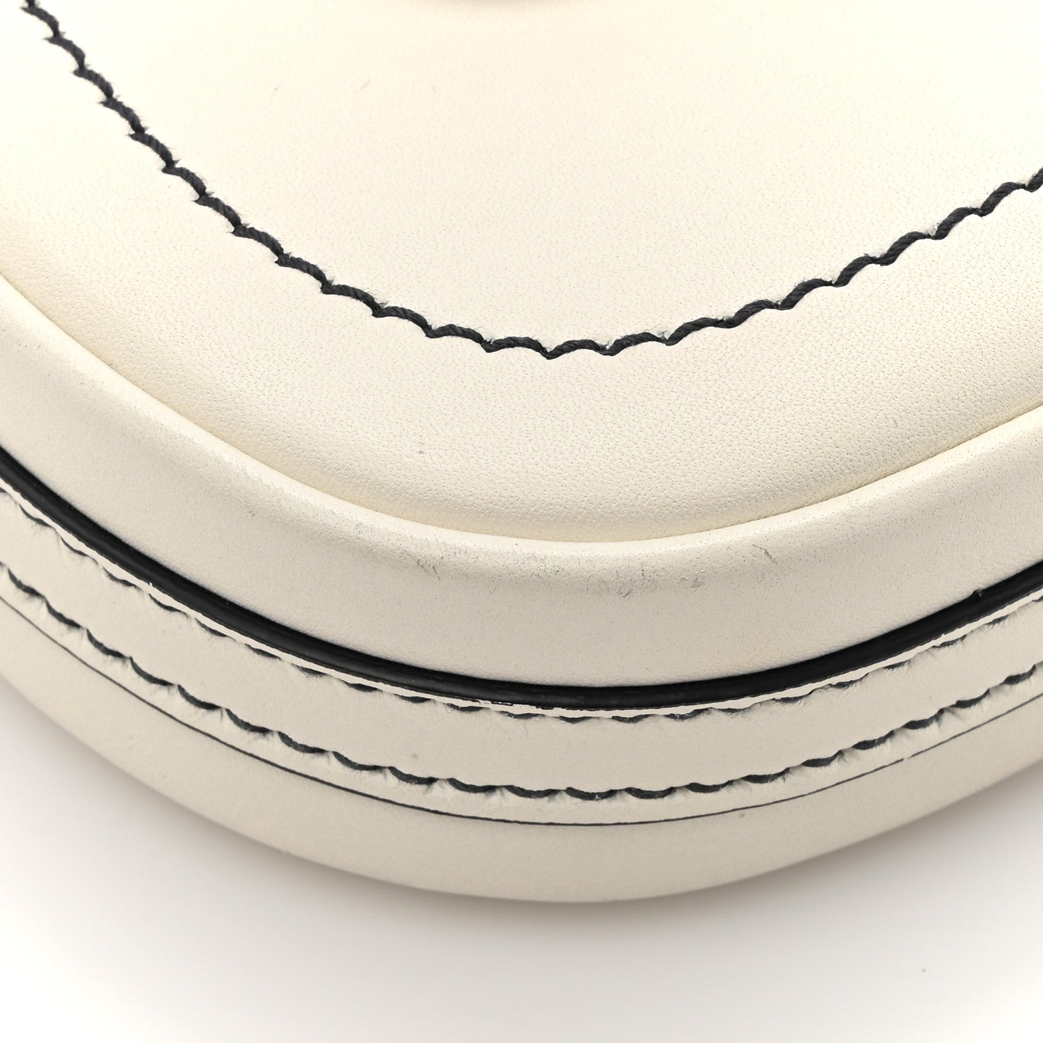 Christian Dior Calfskin Mini D Fence Saddle Bag White 11 of 16