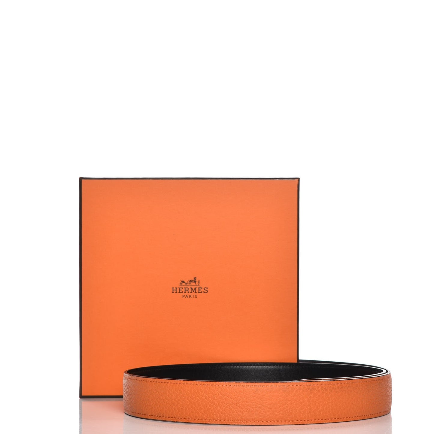 Box Togo 32mm Belt Strap 95 Black Orange