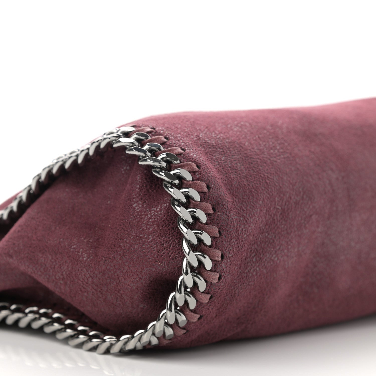 Stella McCartney Shaggy Deer Falabella Fold Over Tote Ruby 9 of 10