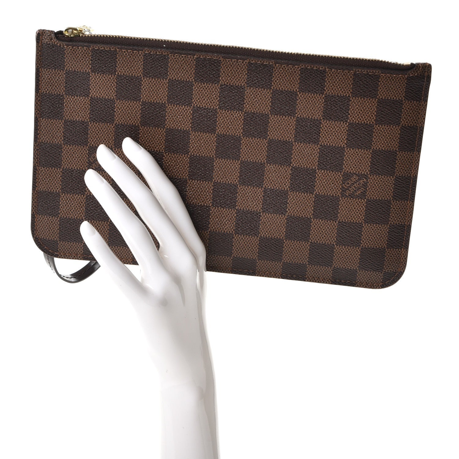 Louis Vuitton Damier Ebene Neverfull MM GM Pochette 2 of 10