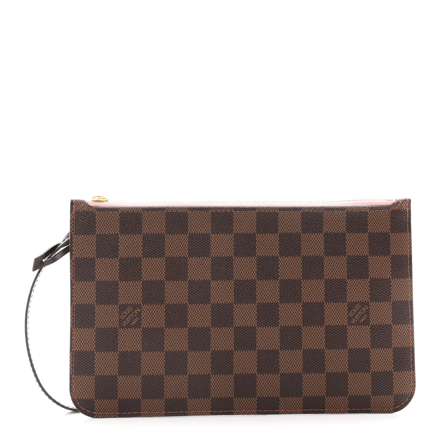Louis Vuitton Damier Ebene Neverfull MM GM Pochette Rose Ballerine 1 of 7