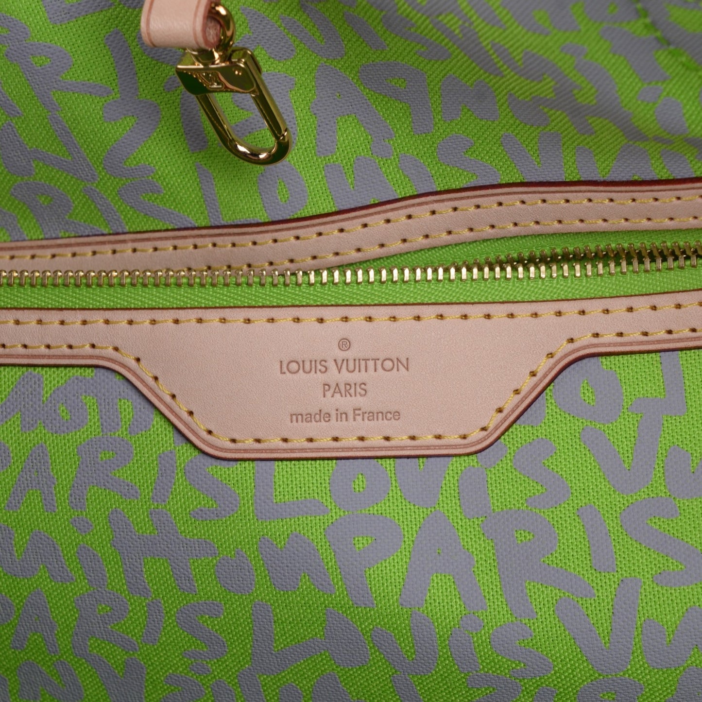 Monogram Graffiti Neverfull GM Green