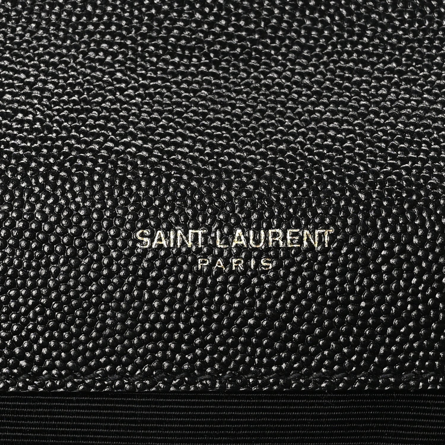 Saint Laurent Grain De Poudre Medium Classic Monogram Kate Satchel Black 6 of 10