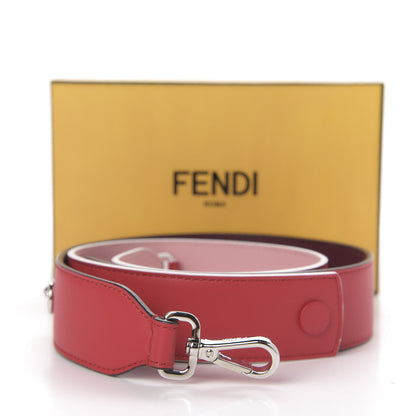 Fendi Calfskin Strap You Red Burgundy Pink 8 of 8