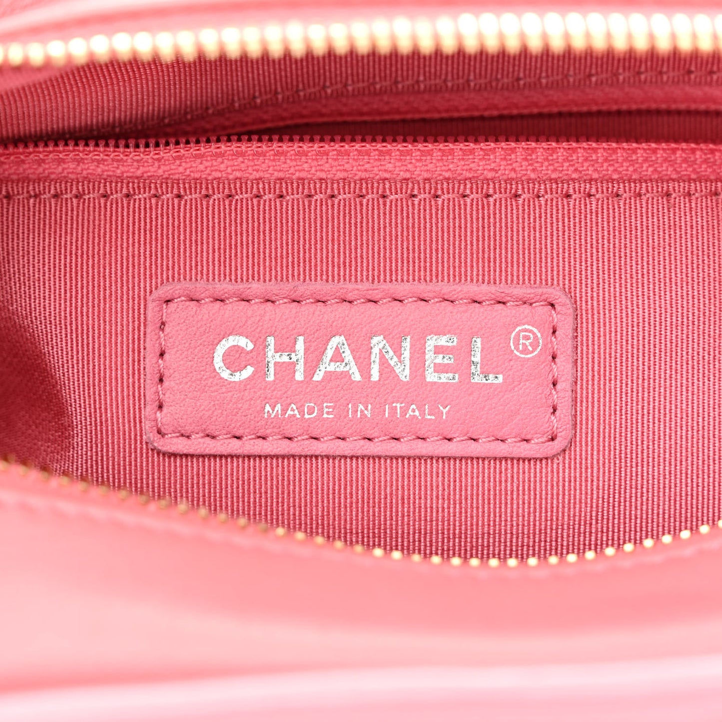 Aged Calfskin Quilted Small Gabrielle Logo Hobo Rose