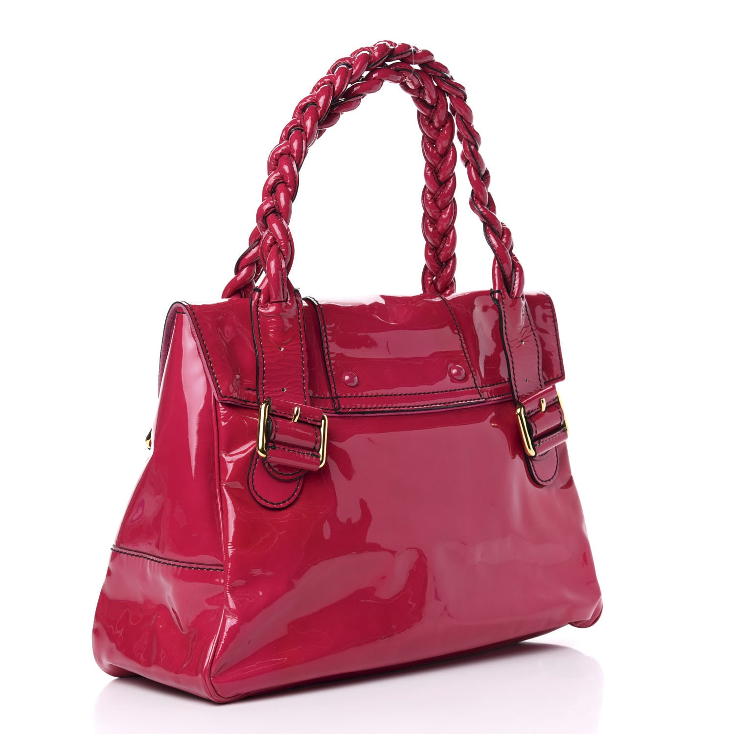 Valentino Garavani Patent Large Histoire Pink 3 of 8