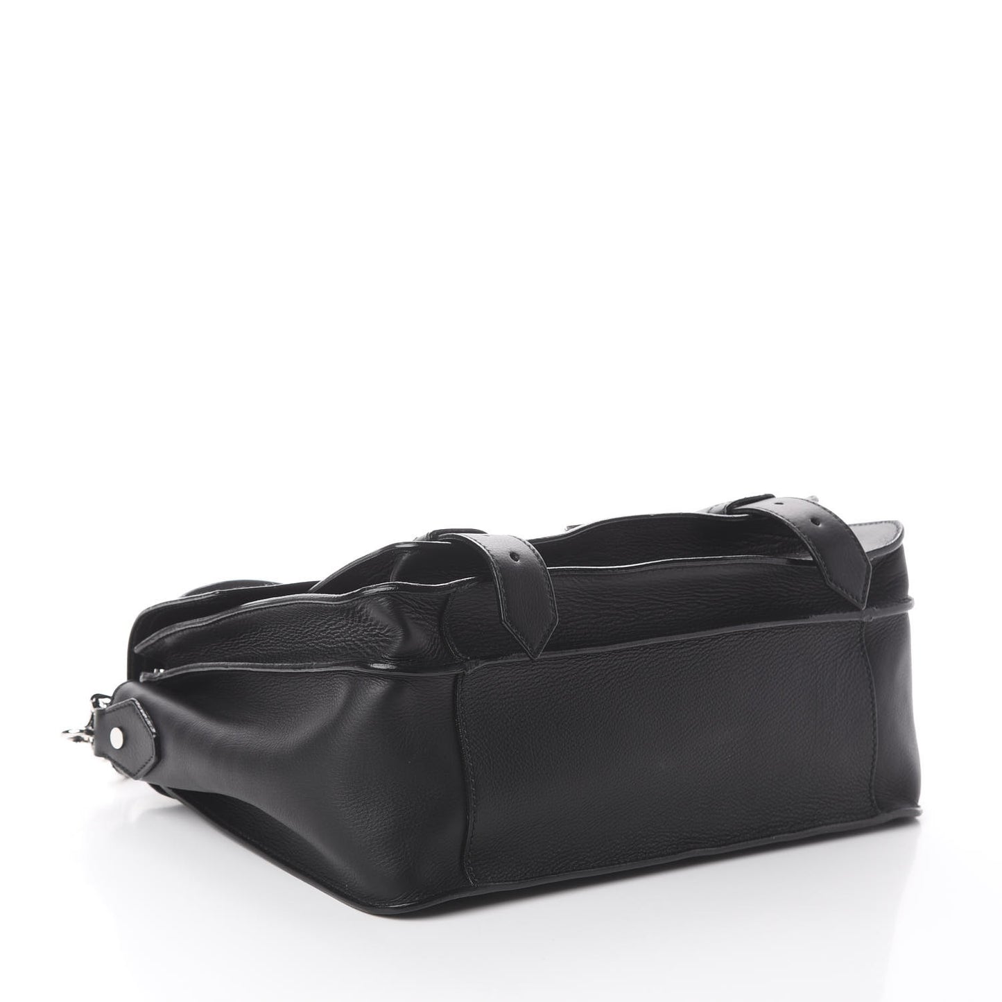 Grained Calfskin Medium PS1 Plus Satchel Black