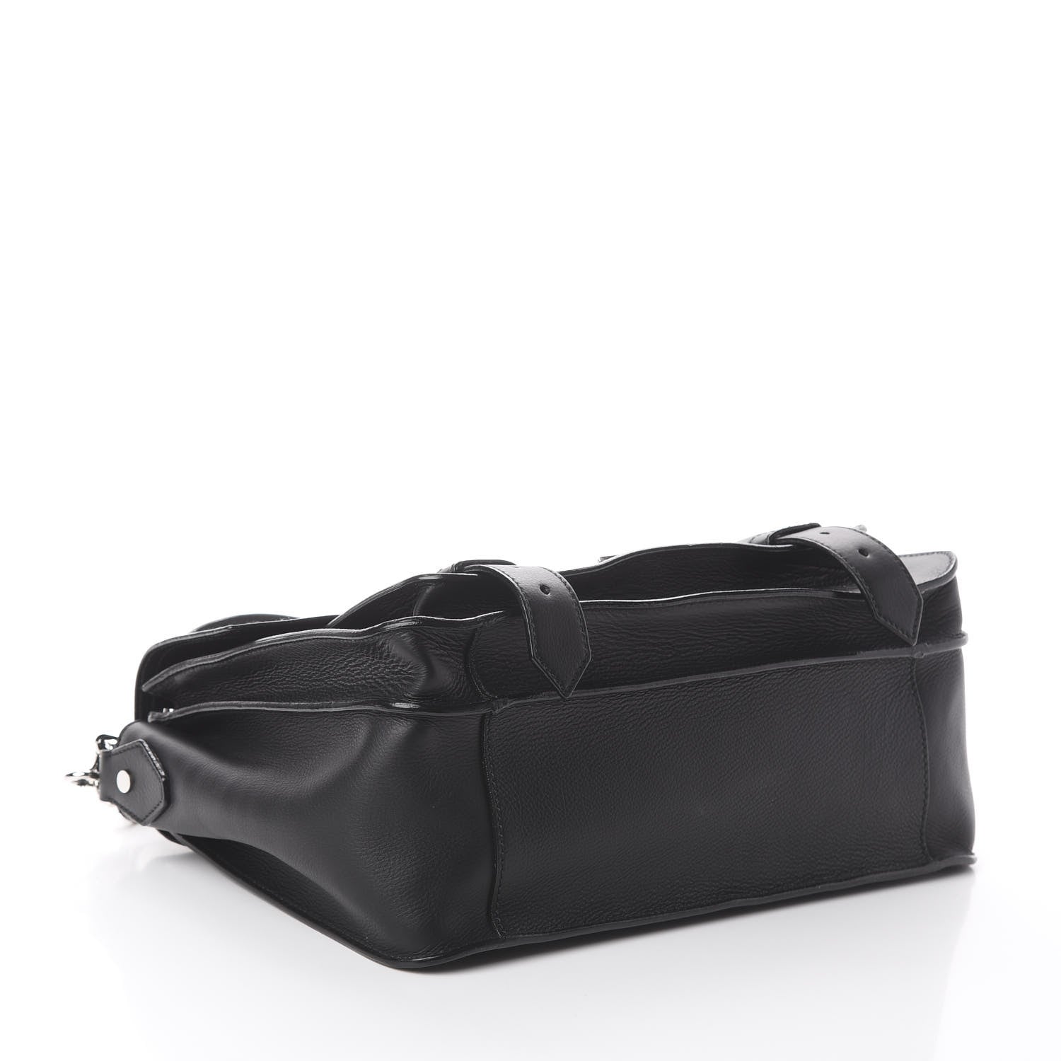Proenza Schouler Grained Calfskin Medium PS1 Plus Satchel Black 3 of 8