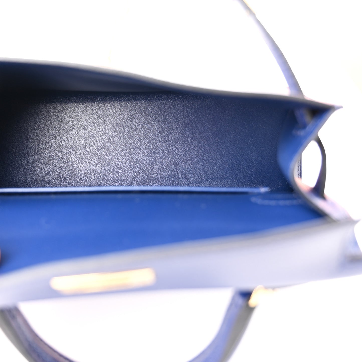 Tadelakt Mini Kelly Sellier 20 Bleu Saphir