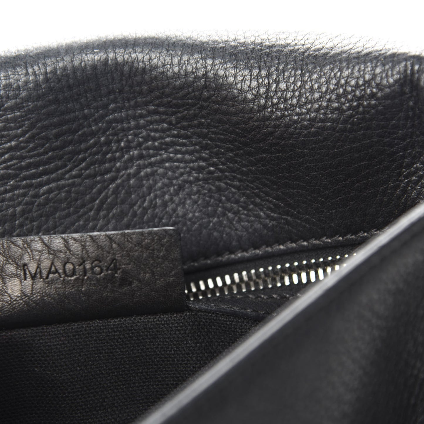 Pebbled Calfskin Small Pandora Pure Flap Bag Black