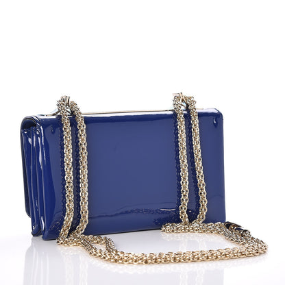 Valentino Garavani Patent Mini Va Va Voom Shoulder Bag Blue China 3 of 6