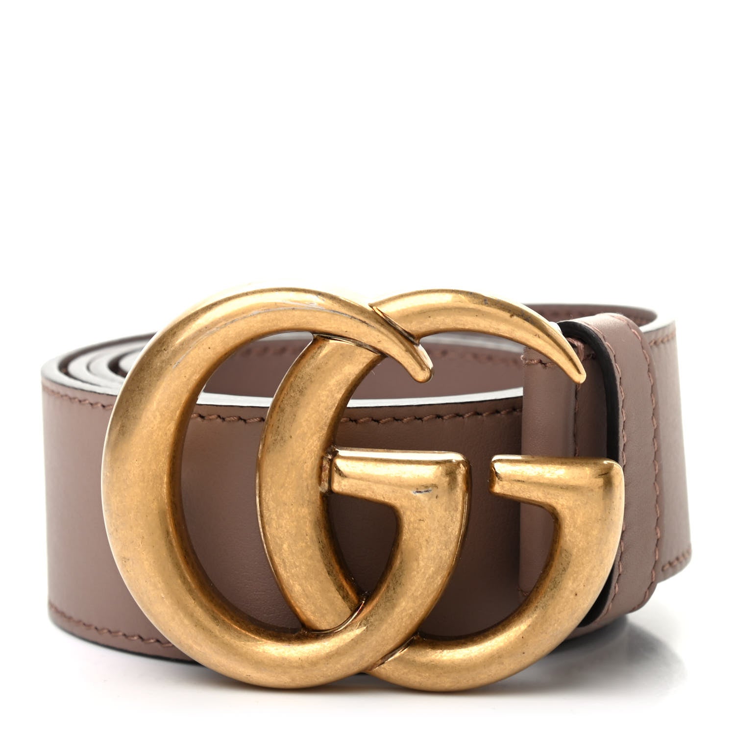 Gucci Calfskin Double G 40mm Belt 90 36 Porcelain Rose 1 of 6