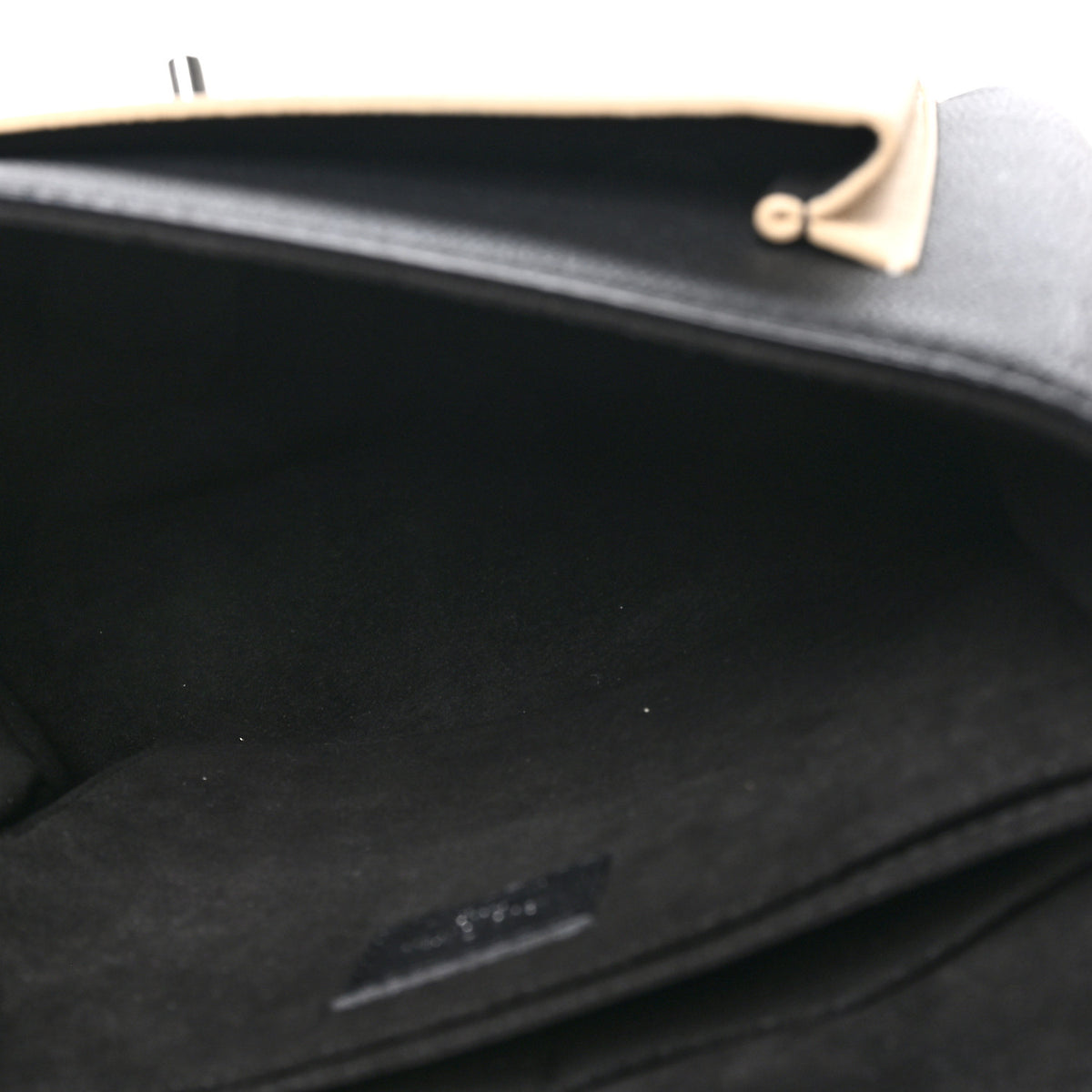 Louis Vuitton Soft Calfskin My Lockme Top Handle Vanille Black 5 of 9