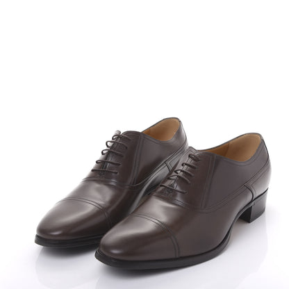 Gucci Calfskin Mens Captoe Oxford Loafers 11 Brown 3 of 10
