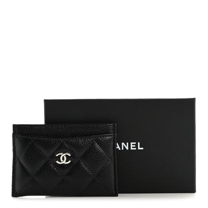 Chanel Caviar Quilted Card Holder Black 8 of 8