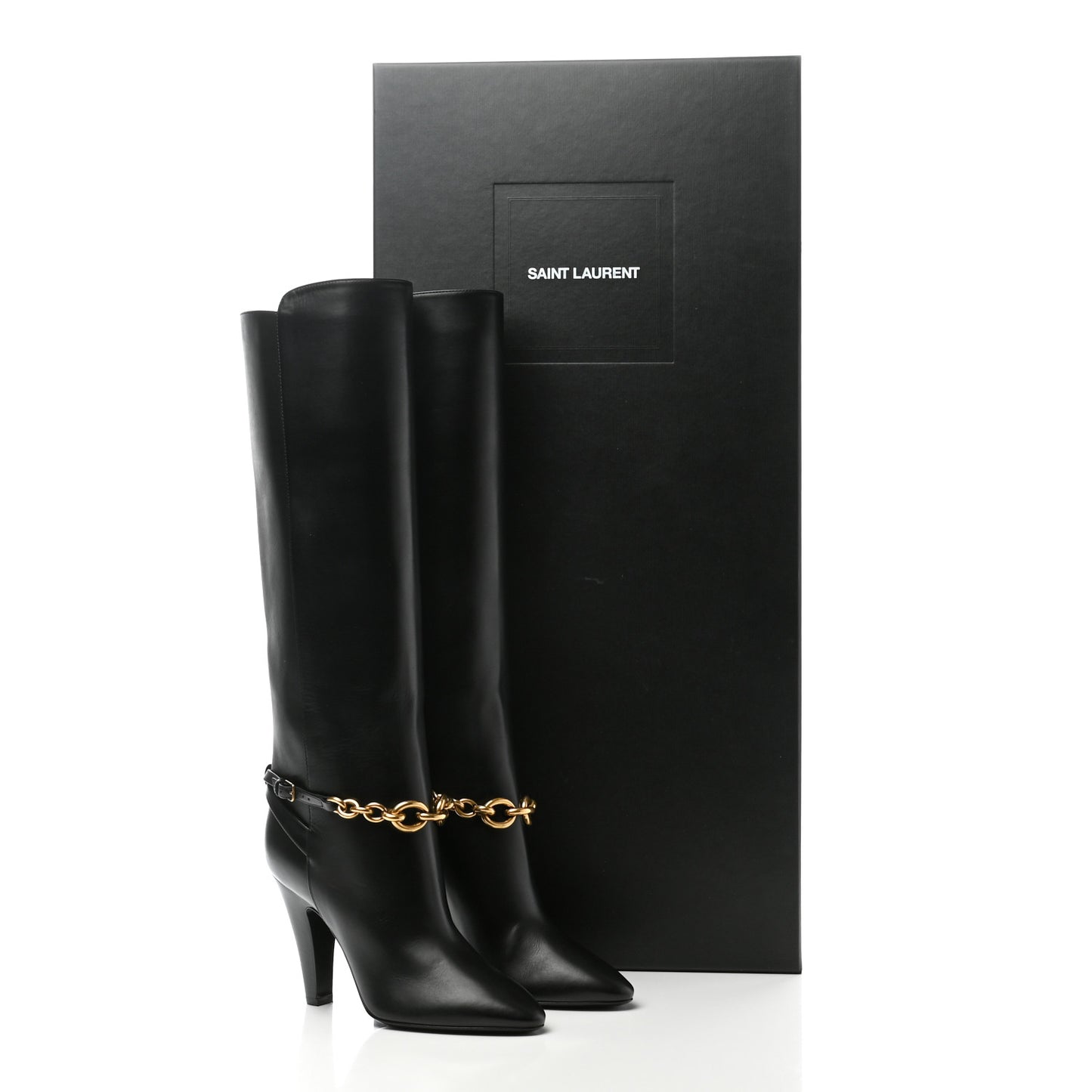 Smooth Calfskin Le Maillon 95 Boots 37 Black