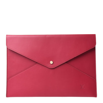 Louis Vuitton Calfskin Envelope Pouch Pink 1 of 9