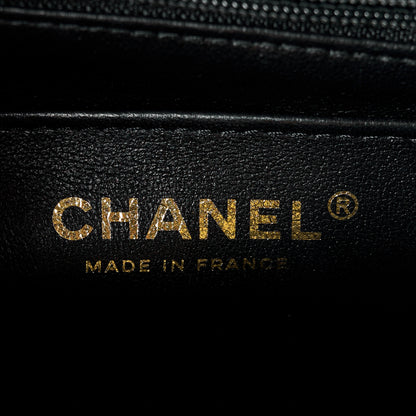 Chanel Lambskin Resin Crystal Square Quilted Mini Monacoco Flap Black 6 of 12