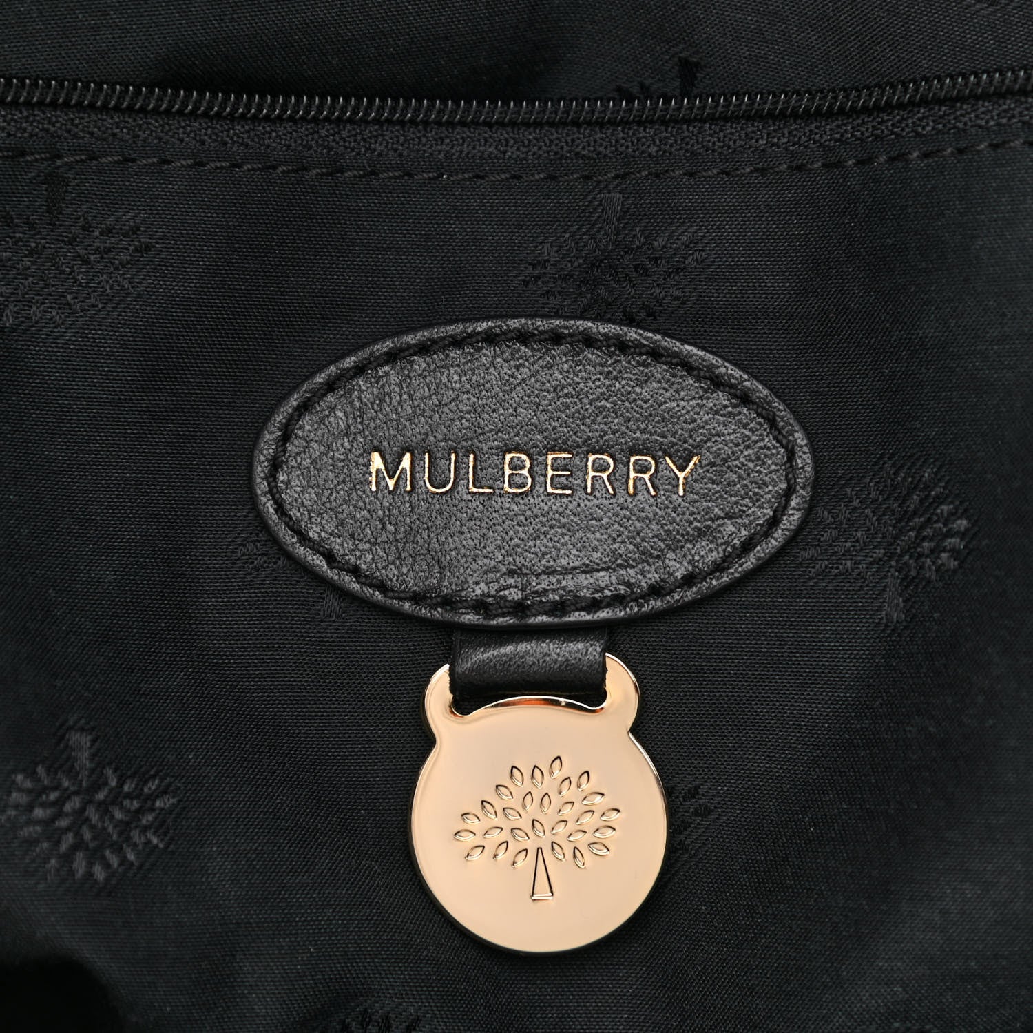 Mulberry Small Classic Grain Calfskin Medium Lily Black 6 of 10