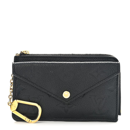 Louis Vuitton Empreinte Recto Verso Card Holder Black 1 of 7