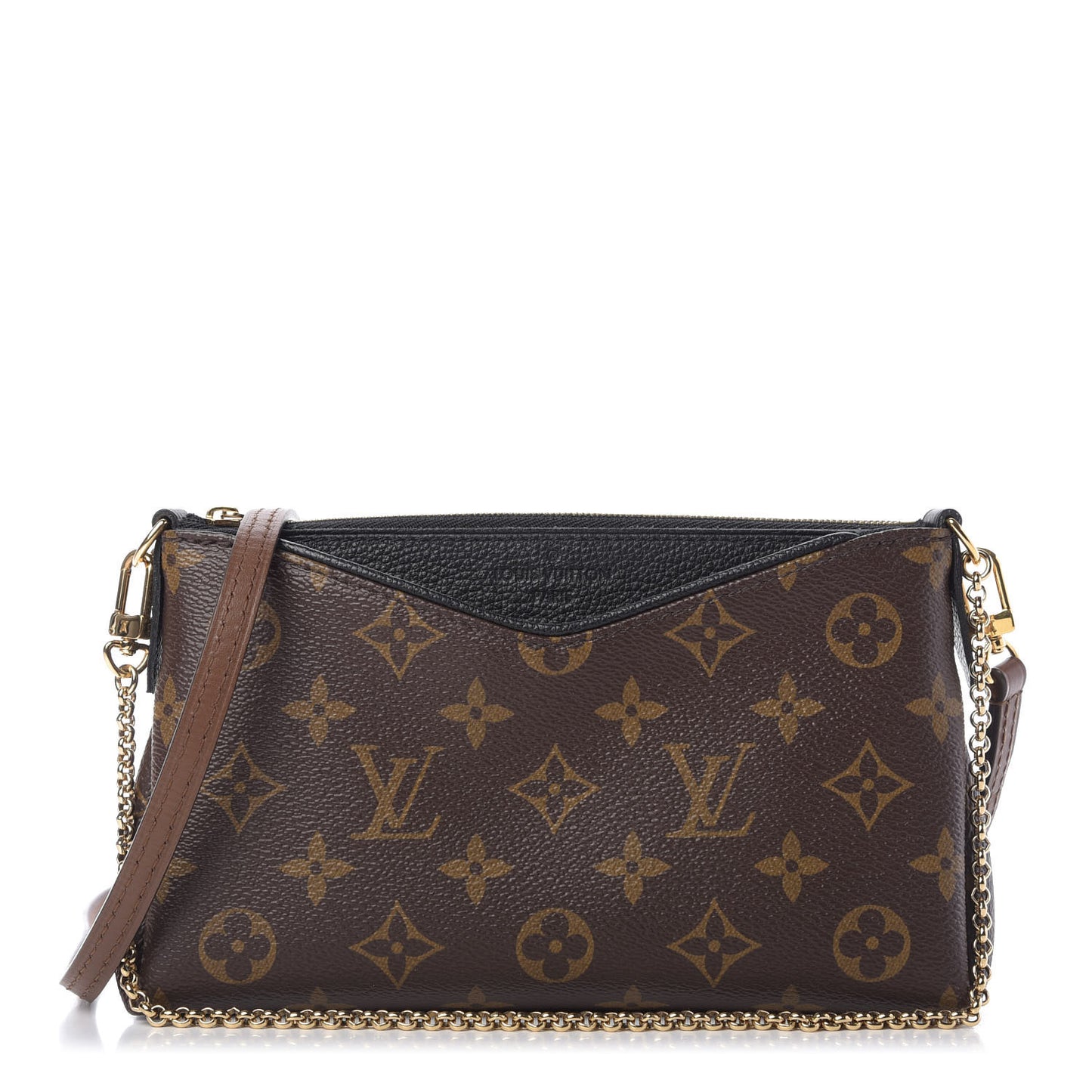 Monogram Pallas Clutch Black