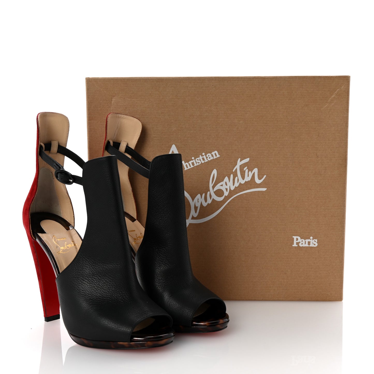 Morphee Calfskin Suede Barbara 120 Peep Toe Pumps 39 Version Testa Di Moro