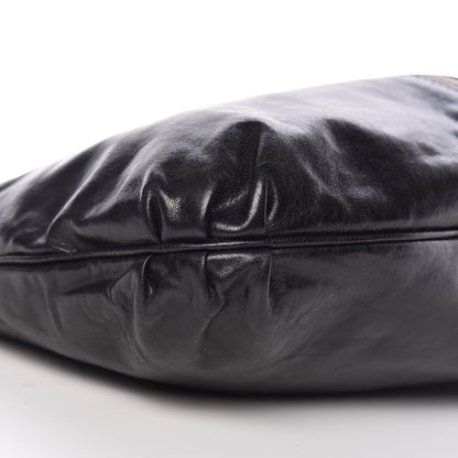 Fendi Goatskin Zipper Hobo Black 5 of 10