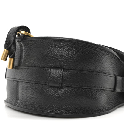 Chloe Calfskin Mini Marcie Round Crossbody Bag Black 10 of 10