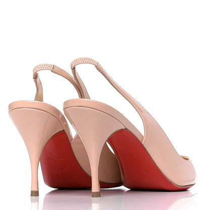 Christian Louboutin Patent Clare Sling 80 Pumps 36 Antoinette 3 of 5