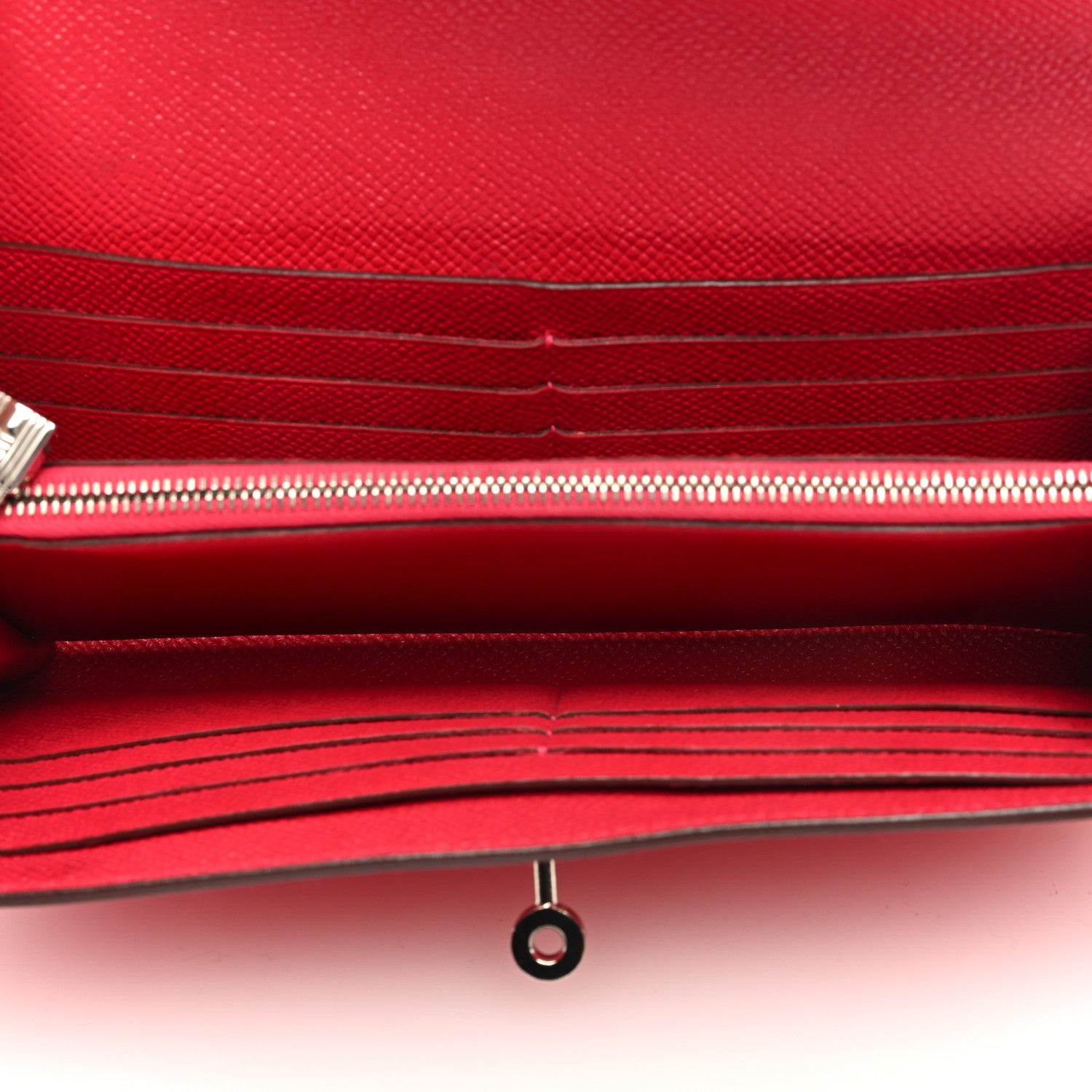 Hermes Epsom Kelly Longue Wallet Rose Extreme 5 of 7