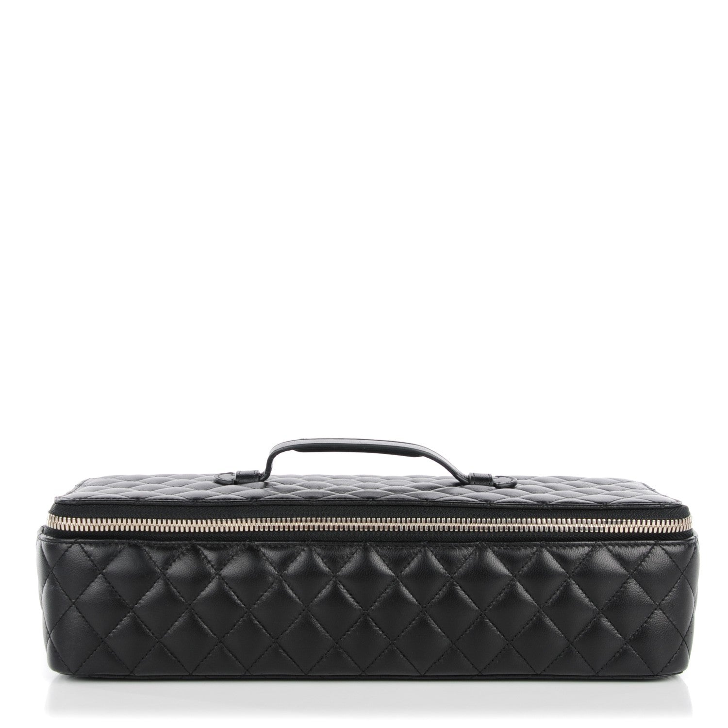 Chanel Lambskin Quilted Large Jewelry Case Black 1 of 8