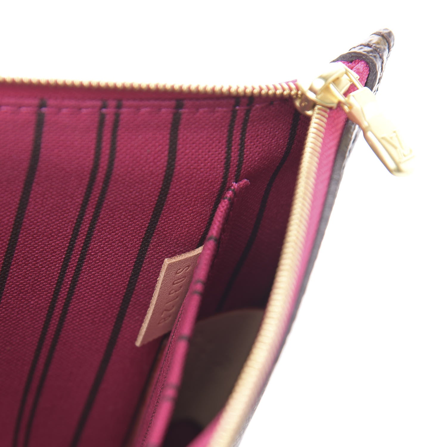 Louis Vuitton Monogram Neverfull MM GM Pochette Pivoine 8 of 10