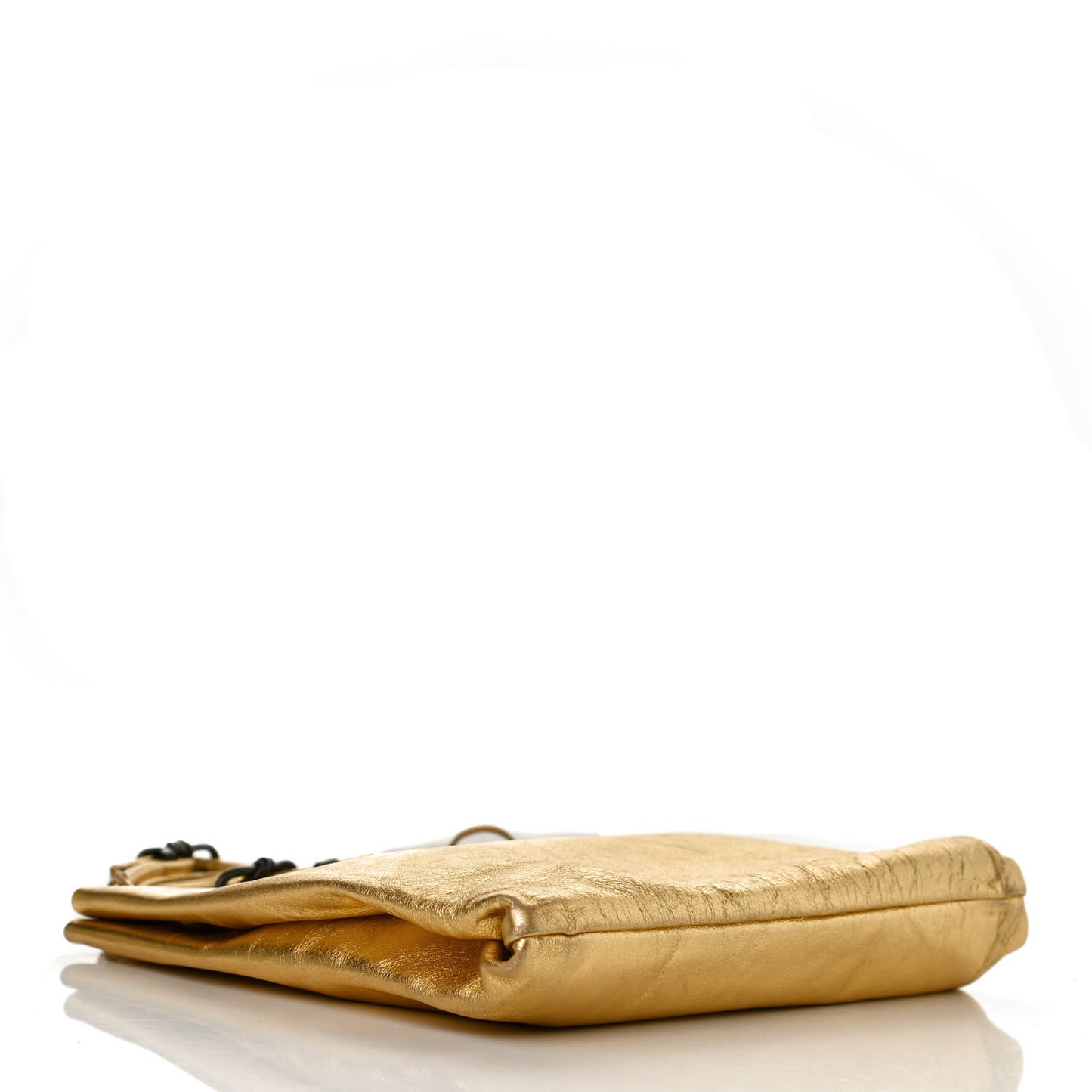 Metallic Nappa Crossbody Gold