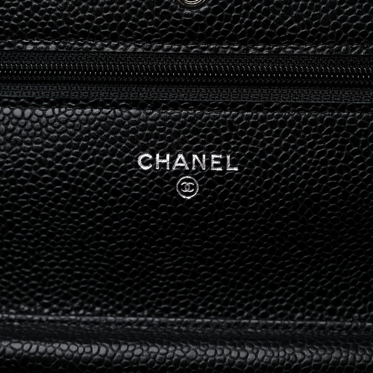 Chanel Caviar Quilted Wallet On Chain WOC Black 6 of 12