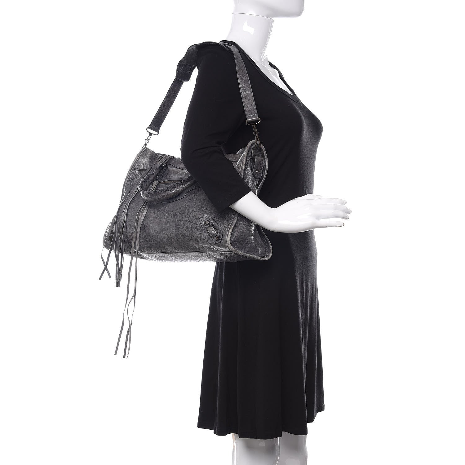Balenciaga Agneau Classic Hardware City Anthracite 2 of 10
