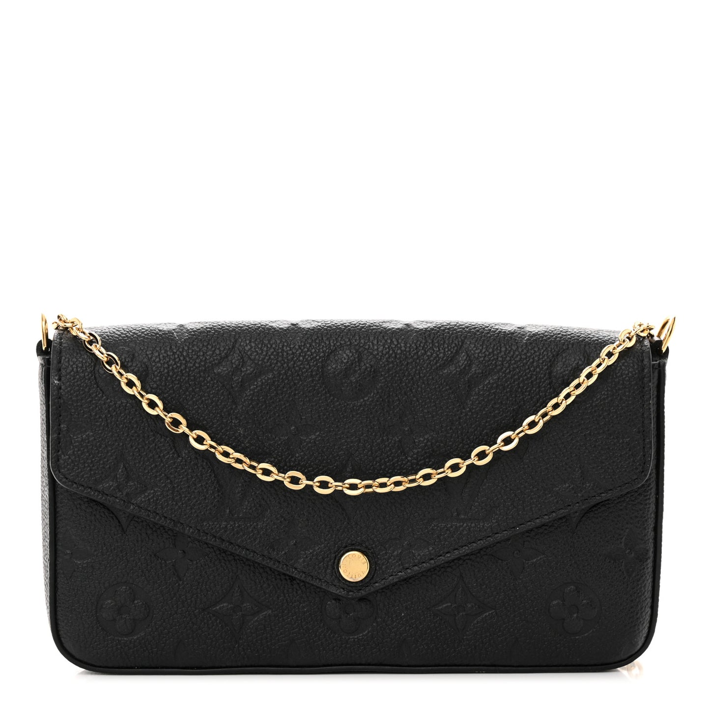 Empreinte Pochette Felicie Chain Wallet Black