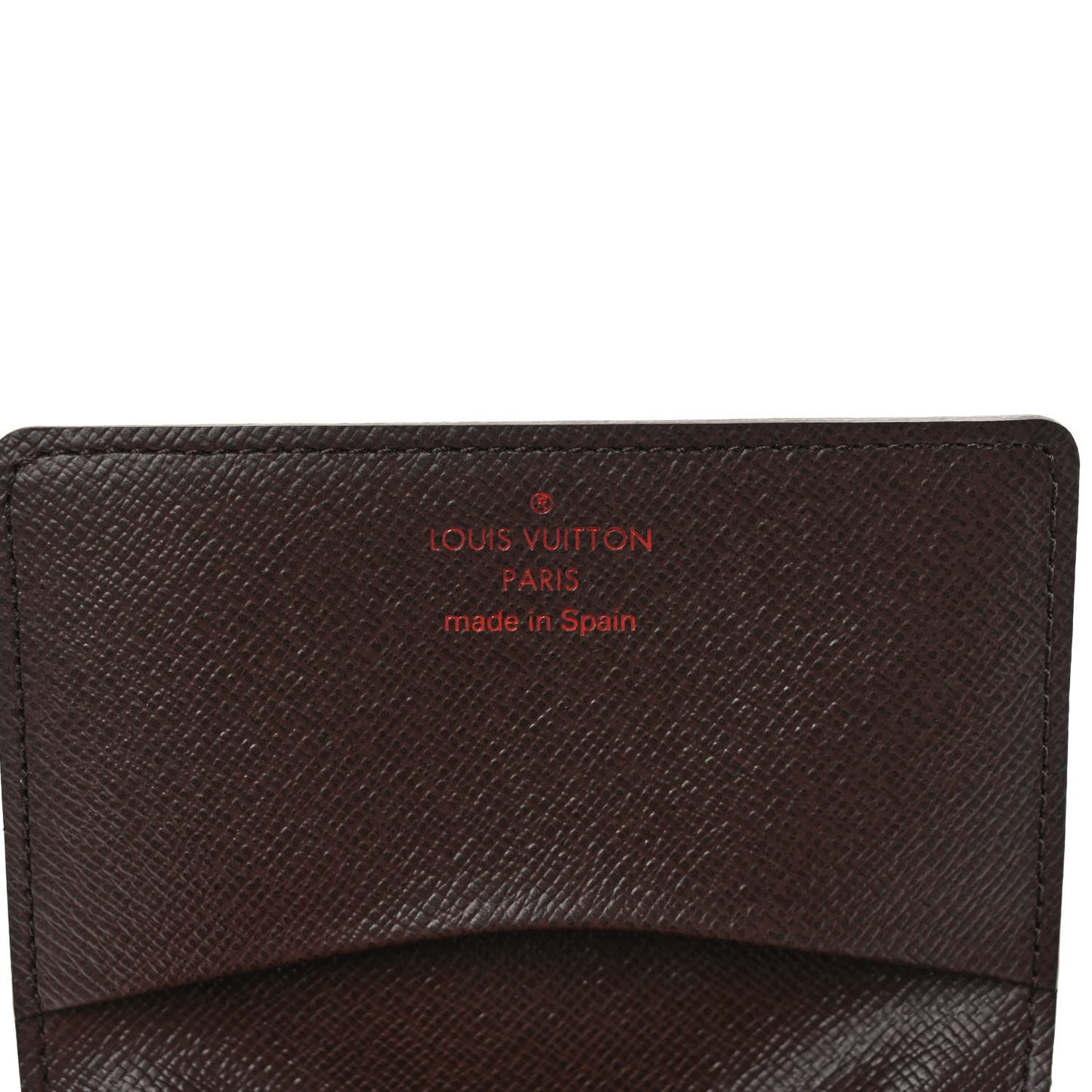 Damier Ebene Business Card Holder