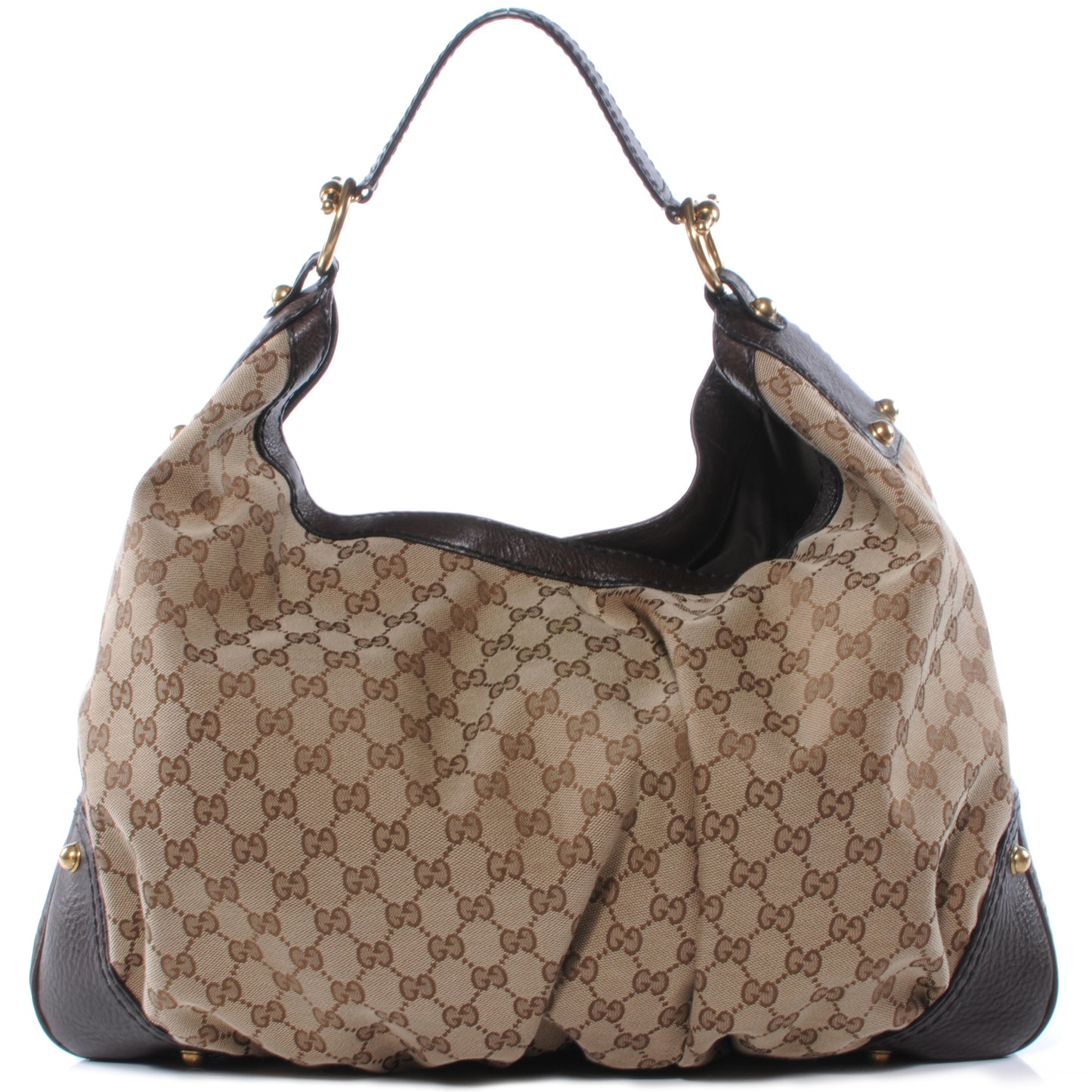 Monogram Large Jockey Hobo Ebony