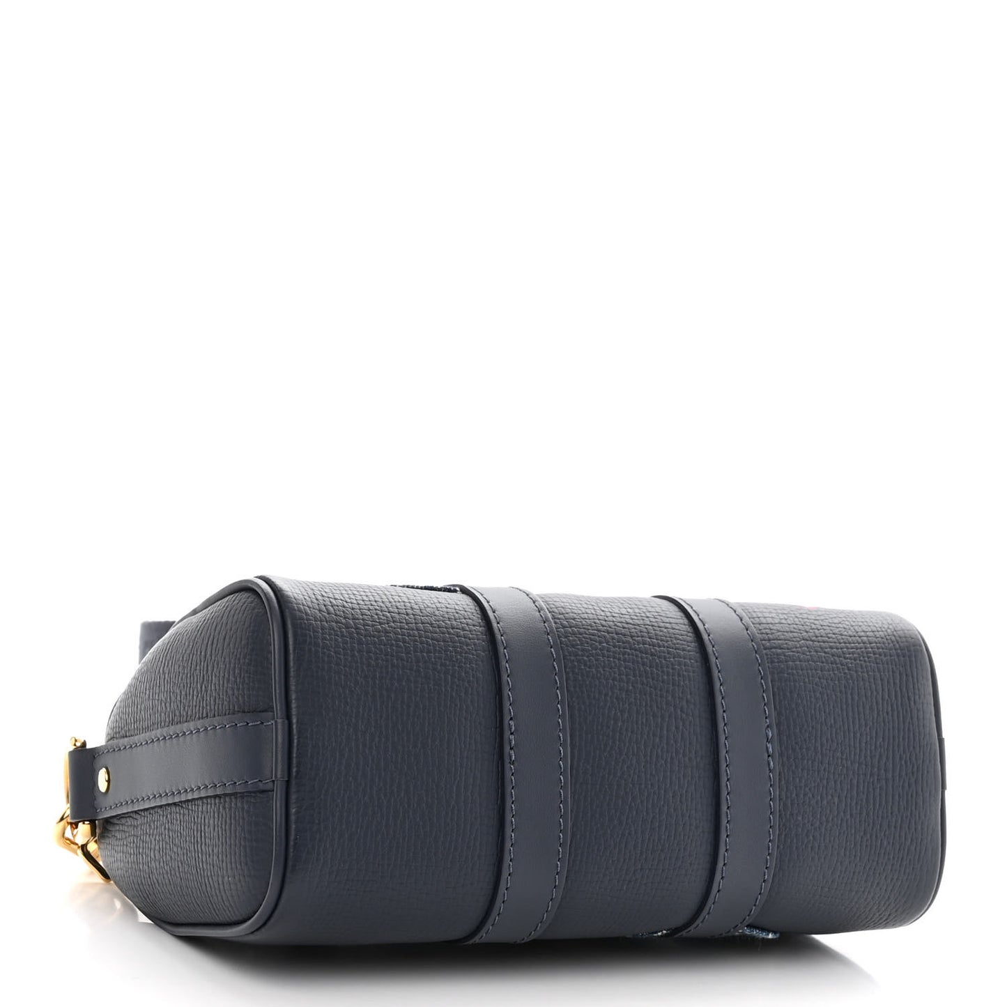 Taurillon Monogram Denim Drip Keepall XS Blue