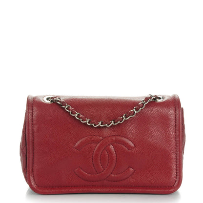 Chanel Caviar Medium Timeless CC Flap Dark Red 1 of 7