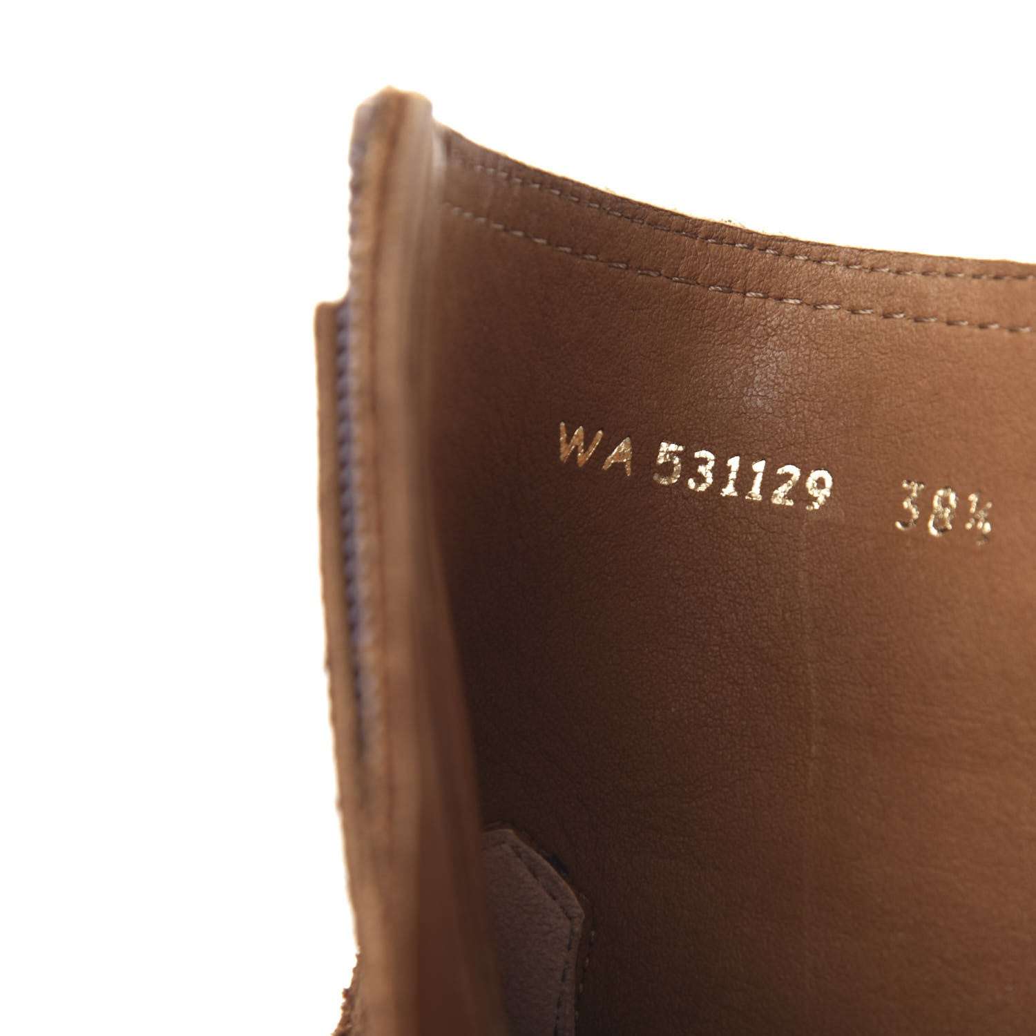 Saint Laurent Suede Lukas Ankle Boots 38.5 Nut 10 of 11