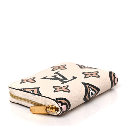 Louis Vuitton Monogram Giant Wild At Heart Zippy Coin Purse Creme 6 of 6
