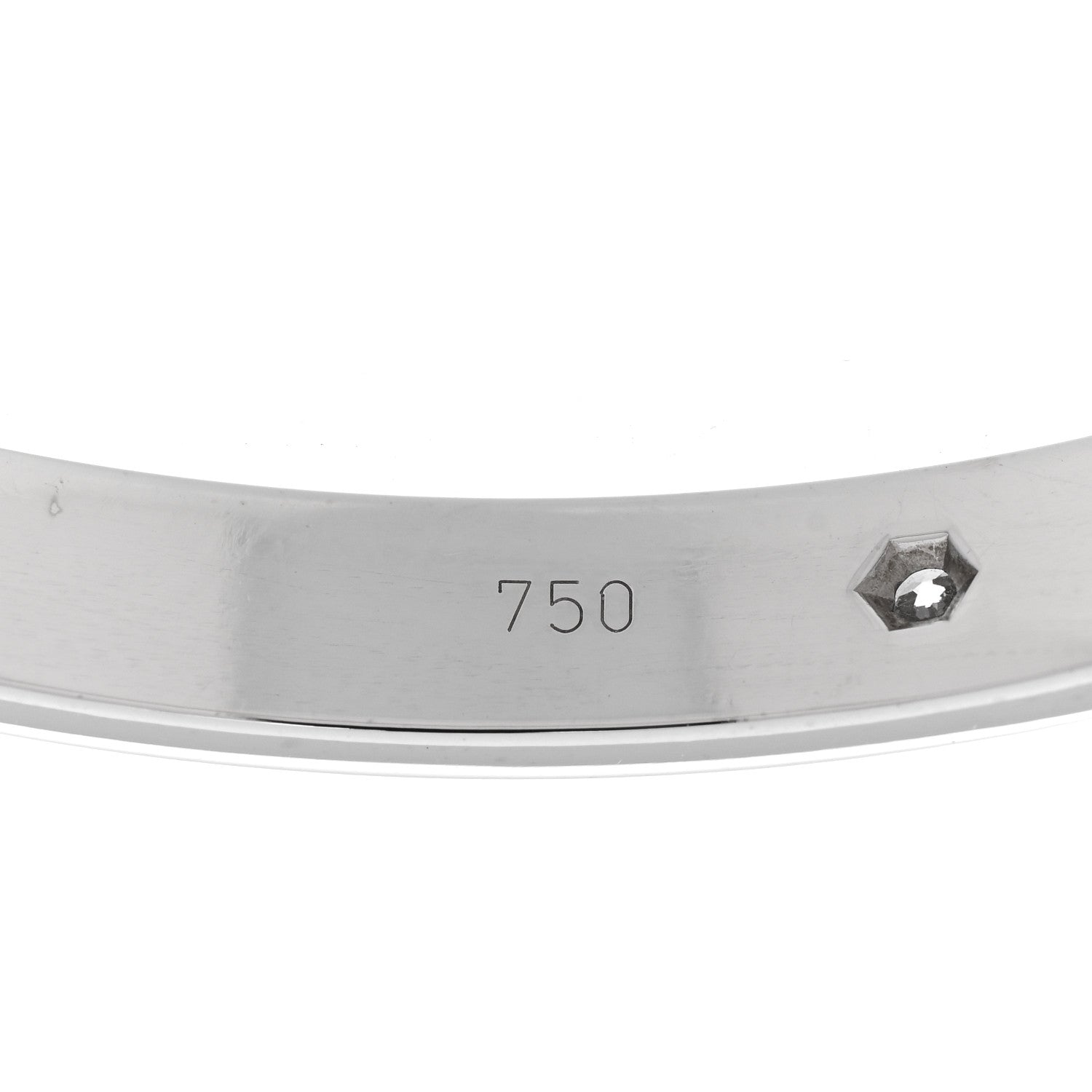 Cartier 18K White Gold 4 Diamond LOVE Bracelet 16 4 of 8