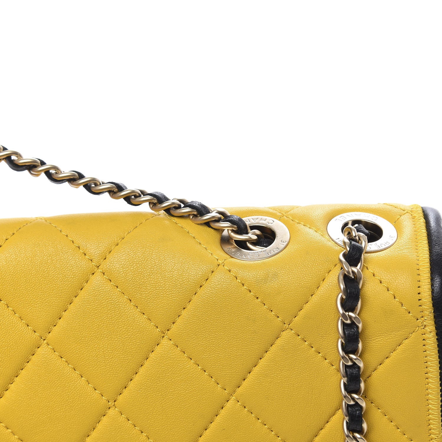 Chanel Lambskin Quilted Medium Graphic Flap Multicolor 9 of 11