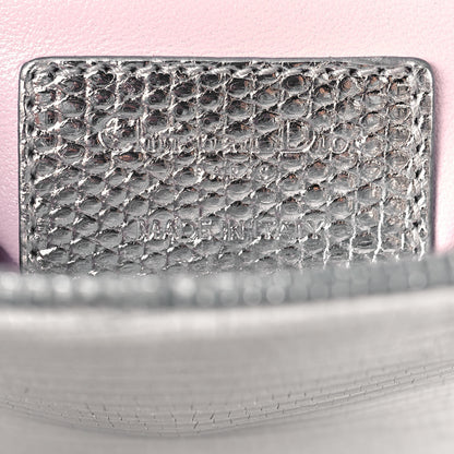 Christian Dior Metallic Lizard Mini Lady Dior Silver 13 of 18