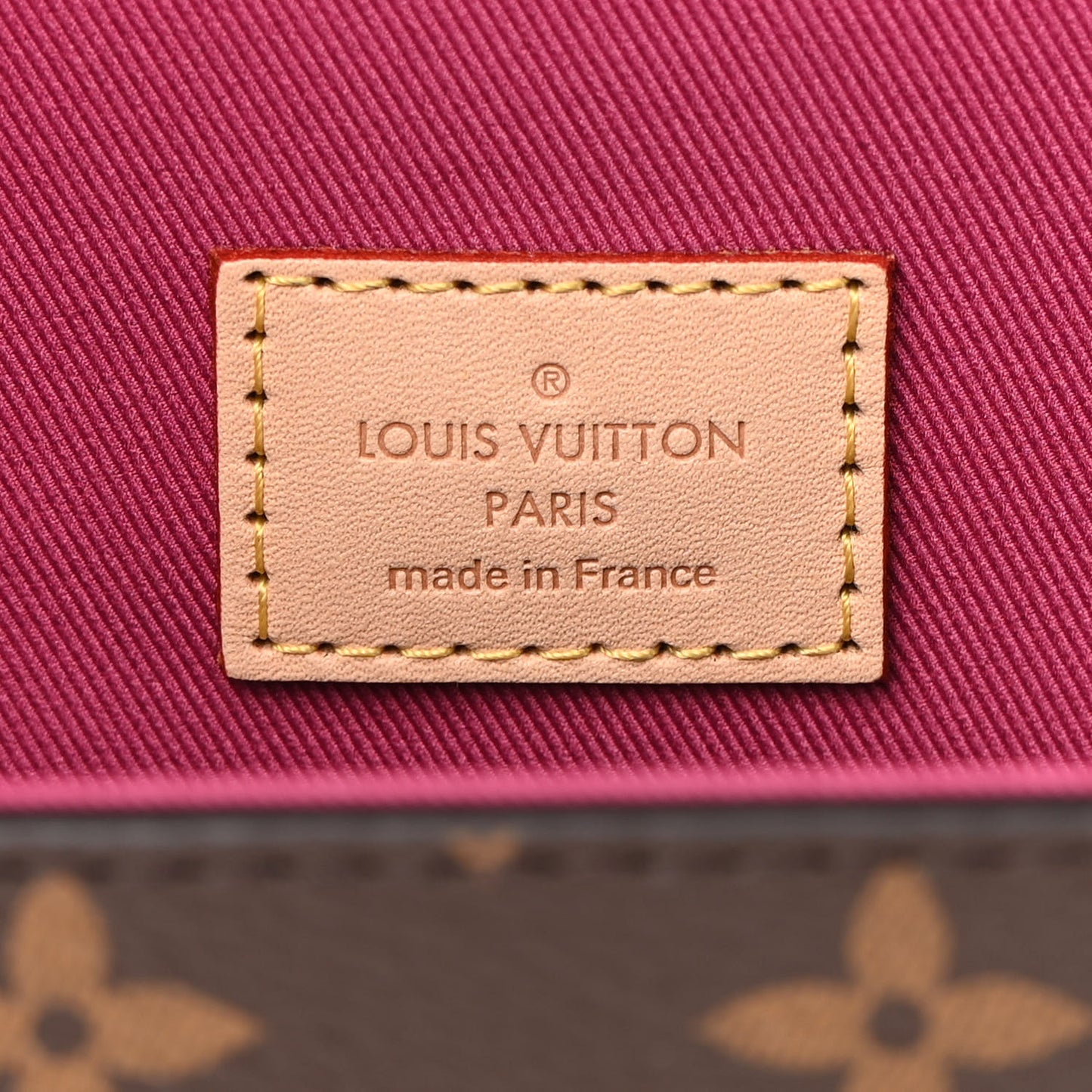 Monogram Cluny BB Bordeaux Fuchsia