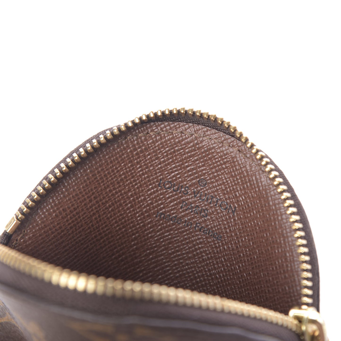 Monogram Round Coin Purse